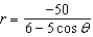 <strong>Find a polar equation for the ellipse with its focus at the pole, eccentricity , and directrix .</strong> A) B) C) D) E)