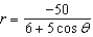 <strong>Find a polar equation for the ellipse with its focus at the pole, eccentricity , and directrix .</strong> A) B) C) D) E)