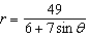 <strong>Find a polar equation for the hyperbola with its focus at the pole, eccentricity , and directrix .</strong> A) B) C) D) E)