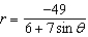 <strong>Find a polar equation for the hyperbola with its focus at the pole, eccentricity , and directrix .</strong> A) B) C) D) E)