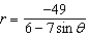 <strong>Find a polar equation for the hyperbola with its focus at the pole, eccentricity , and directrix .</strong> A) B) C) D) E)