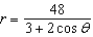 <strong>Find a polar equation for the ellipse with its focus at the pole and vertices .</strong> A) B) C) D) E)