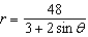 <strong>Find a polar equation for the ellipse with its focus at the pole and vertices .</strong> A) B) C) D) E)