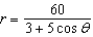 <strong>Find a polar equation for the hyperbola with its focus at the pole and vertices .</strong> A) B) C) D) E)