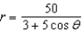 <strong>Find a polar equation for the hyperbola with its focus at the pole and vertices .</strong> A) B) C) D) E)