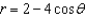 Find the area of the region lying between the loops of   .
