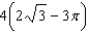 <strong>Find the area of the region lying between the loops of .</strong> A) B) C) D) E)