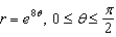 Find the area of the surface formed by revolving about the axis the following curve over the given interval.