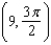 For the given point in polar coordinates, find the corresponding rectangular coordinates for the point.   .