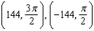<strong>Find two sets of polar coordinates for the point for .</strong> A) B) C) D) E)