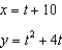 Find   and   if possible, and find the slope and concavity (if possible) at the point corresponding to t = 5.  