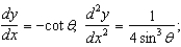 <strong>Find and if possible, and find the slope and concavity (if possible) at the point corresponding to . </strong> A) at : slope 1 and concave down B) at : slope and concave down C) at : slope and concave up D) at : slope 1 and concave up E) at : slope of and concave down