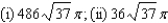 <strong>Find the area of the surface generated by revolving the curve about the given axis. (i) x-axis; (ii) y-axis</strong> A) B) C) D) E)