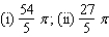 <strong>Find the area of the surface generated by revolving the curve about the given axis. (i) x-axis; (ii) y-axis</strong> A) B) C) D) E)