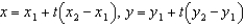 <strong>Use the result, the set of parametric equations for the line passing through and is to find a set of parametric equations for the line passing through and .</strong> A) B) C) D) E)