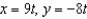 <strong>Use the result, the set of parametric equations for the line passing through and is to find a set of parametric equations for the line passing through and .</strong> A) B) C) D) E)