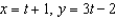 <strong>Find a set of parametric equations for the rectangular equation .</strong> A) B) C) D) E)