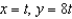 <strong>Find a set of parametric equations for the rectangular equation that satisfies the condition at the point .</strong> A) B) C) D) E)