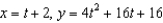 <strong>Find a set of parametric equations for the rectangular equation that satisfies the condition at the point .</strong> A) B) C) D) E)