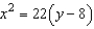 <strong>Find an equation of the parabola with vertex and directrix .</strong> A) B) C) D) E)