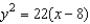<strong>Find an equation of the parabola with vertex and directrix .</strong> A) B) C) D) E)