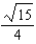 <strong>Find the eccentricity of the ellipse given by .</strong> A) B) C) D) E)
