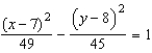 <strong>Find an equation of the ellipse with vertices and eccentricity .</strong> A) B) C) D) E)