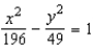 <strong>Find an equation of the hyperbola with vertices and asymptotes .</strong> A) B) C) D) E)