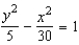 <strong>Find an equation of the hyperbola with vertices and asymptotes .</strong> A) B) C) D) E)