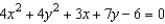 Classify the graph of the equation as a circle, a parabola, an ellipse, or a hyperbola.
