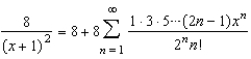 <strong>Use the binomial series to find the Maclaurian series for the function .</strong> A) B) C) D) E)