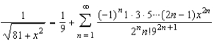 <strong>Use the binomial series to find the Maclaurian series for the function .</strong> A) B) C) D) E)