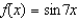 Find the Maclaurian series for the function   .