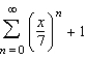 <strong>Find a geometric power series for the function centered at 0.</strong> A) B) C) D) E)
