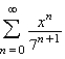 <strong>Find a geometric power series for the function centered at 0.</strong> A) B) C) D) E)