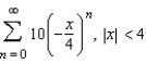 <strong>Find a geometric power series for the function centered at 0, (i) by the technique shown in Examples 1 and 2 and (ii) by long division. </strong> A) B) C) D) E)