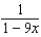 Find a power series for the function centered at 0.