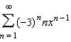 Identify the interval of convergence of a power series   .