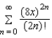 Find the radius of convergence of the power series.  