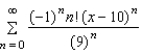 Find the interval of convergence of the power series. (Be sure to include a check for convergence at the endpoints of the interval.)