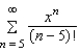 <strong>Write an equivalent series of the series with the index of summation beginning at .</strong> A) B) C) D) E)