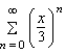 Identify the graph of the first 10 terms of the sequence of partial sum of the series for .