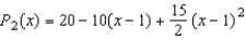 Consider the function and its second-degree polynomial at Compute the value of and Round your answer to four decimal places.