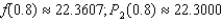 <strong>Consider the function and its second-degree polynomial at Compute the value of and Round your answer to four decimal places.</strong> A) B) C) D) E)