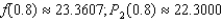 <strong>Consider the function and its second-degree polynomial at Compute the value of and Round your answer to four decimal places.</strong> A) B) C) D) E)
