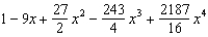 <strong>Find the Maclaurin polynomial of degree 4 for the function. </strong> A) B) C) D) E)