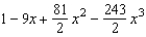 <strong>Find the Maclaurin polynomial of degree 3 for the function. </strong> A) B) C) D) E)