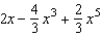 <strong>Find the Maclaurin polynomial of degree 5 for the function. </strong> A) B) C) D) E)