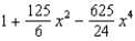 <strong>Find the Maclaurin polynomial of degree 4 for the function. </strong> A) B) C) D) E)