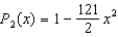 <strong>Find the Maclaurin polynomial of degree two for the function .</strong> A) B) C) D) E)